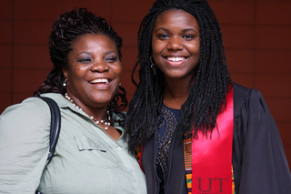 Michelle Okeke with her mother, Florence Okeke